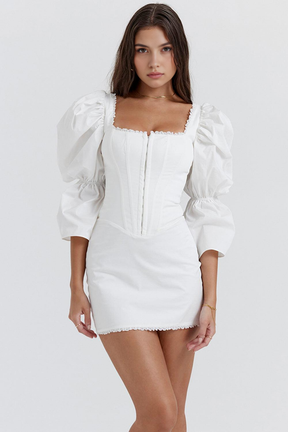 Vestido Bustier Milão Branco