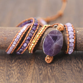 Pulseira Ametista Chakra Superior